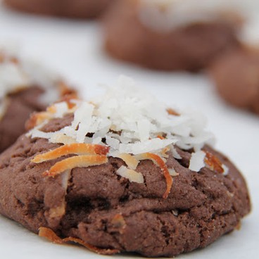 Chocolate coconut cookie